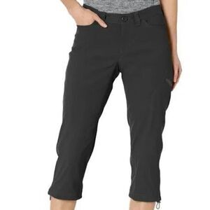 Eddie Bauer Black Cargo Rainer Capri - Women’s 12